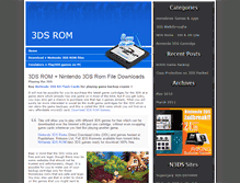 Tablet Screenshot of 3ds-rom.com